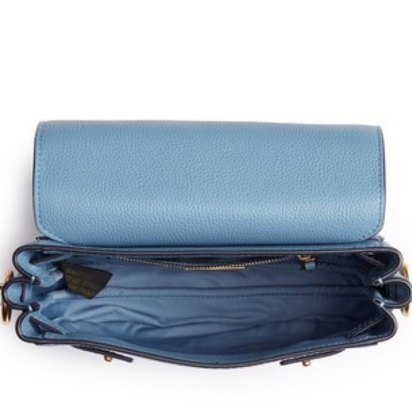 SOLDAuthentic TORY BURCH Leather Saddle flap crosb - Picture 16 of 16